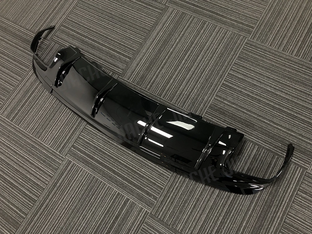 For CLA Class Carbon Fiber Rear Lip Diffuser Spoiler For Mercedes Benz W117 CLA 180 200 250 260 CLA45 For AMG Sport 2013 -2018 view 4