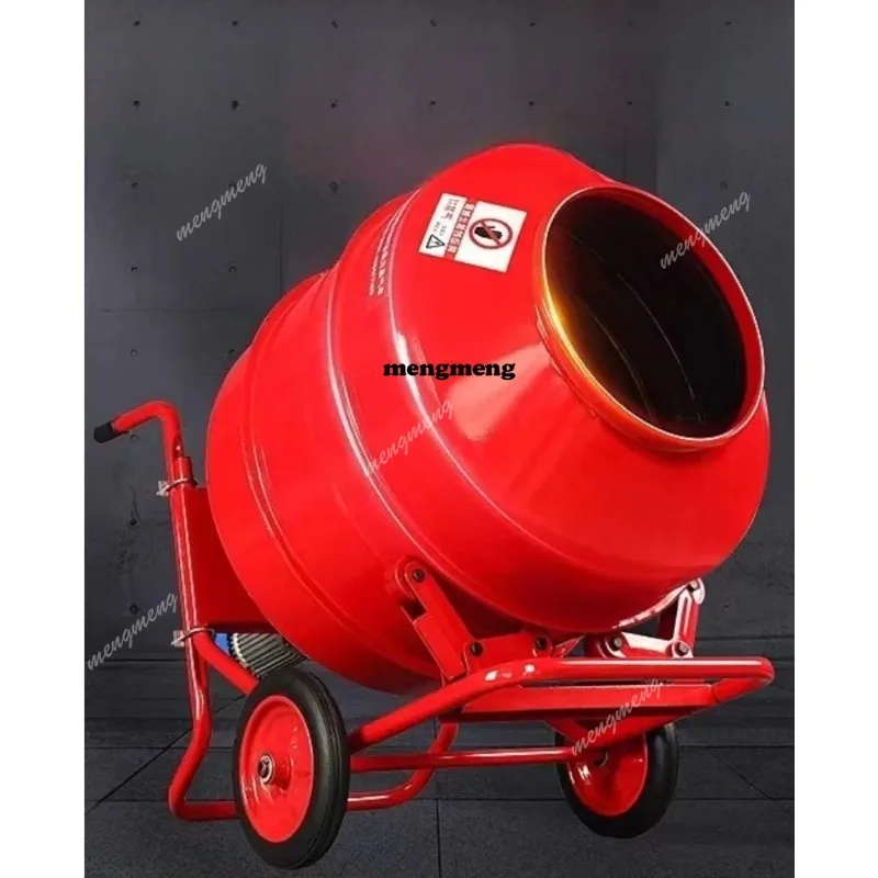 Concrete mixer cement mortar feed concrete 220V380V electric construction site hand push small drum mixer