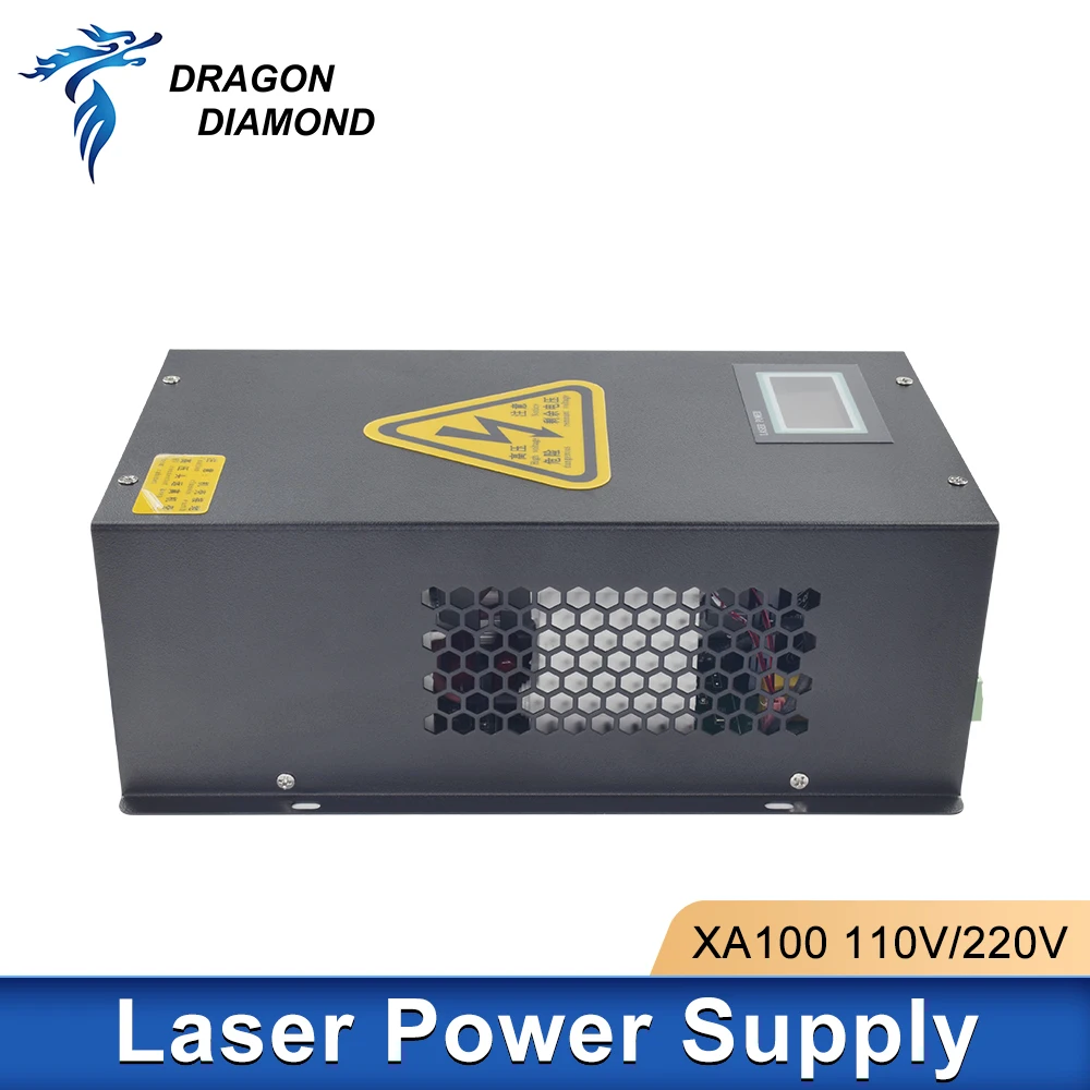 HY-XA100 Co2 Laser Power Source With Display Laser Power Supply For 100W CO2 Laser Engraving Cutting Machine