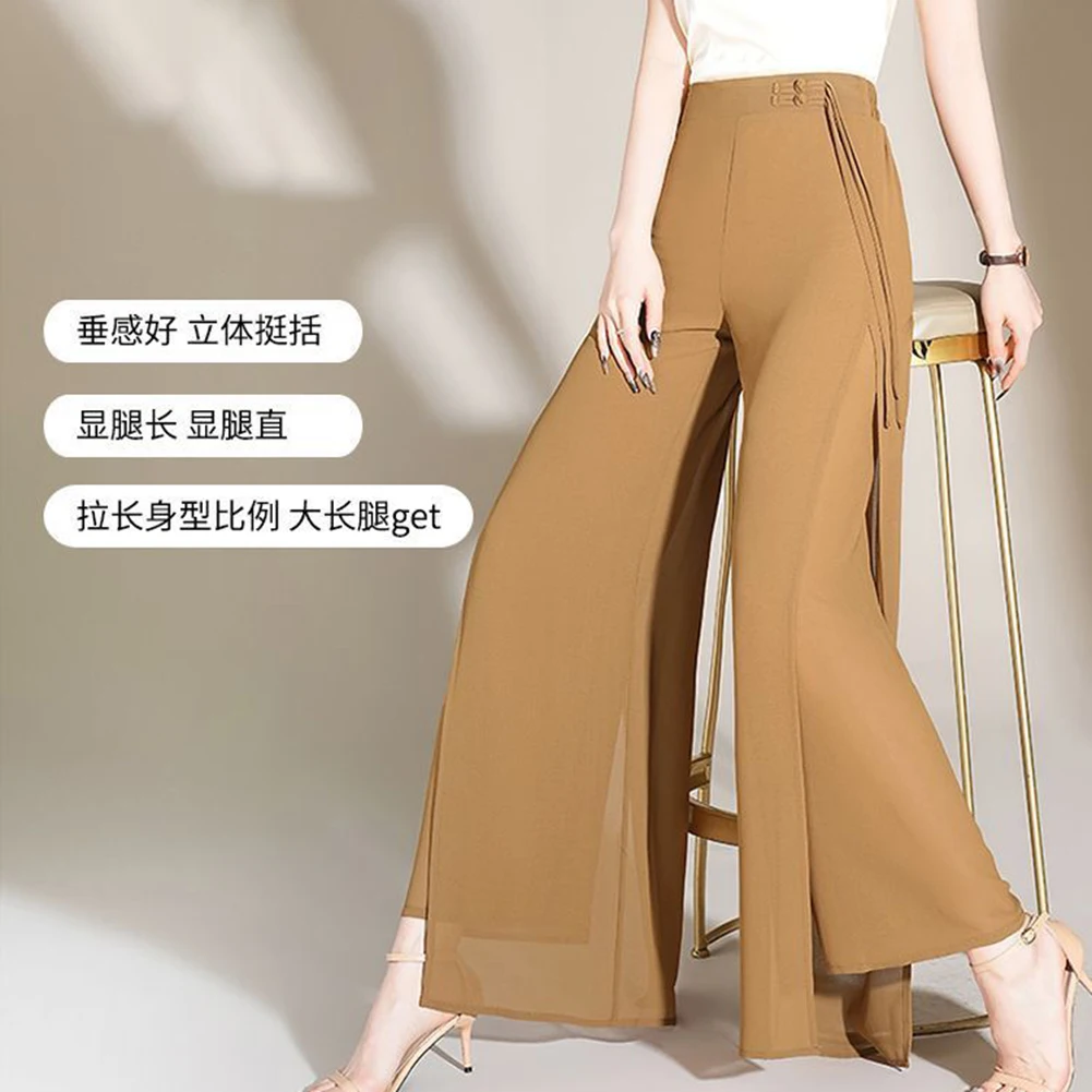 مرونة الخصر الكاكي المرأة الصيف السراويل العادية طول السراويل بلون السراويل عطلة ارتداء السراويل