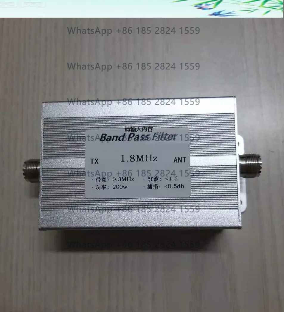 

Полосовой фильтр M Гнездо 1,8 МГц, ВЧ-фильтр Комуникационный фильтр 200 Вт, полосовой фильтр BPF