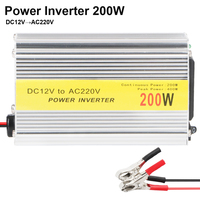 200W Household Inverter DC 12V To AC 220V Storage Cell Converter Power Adapter AC Socket + DC USB Charger Car Battery Inverter