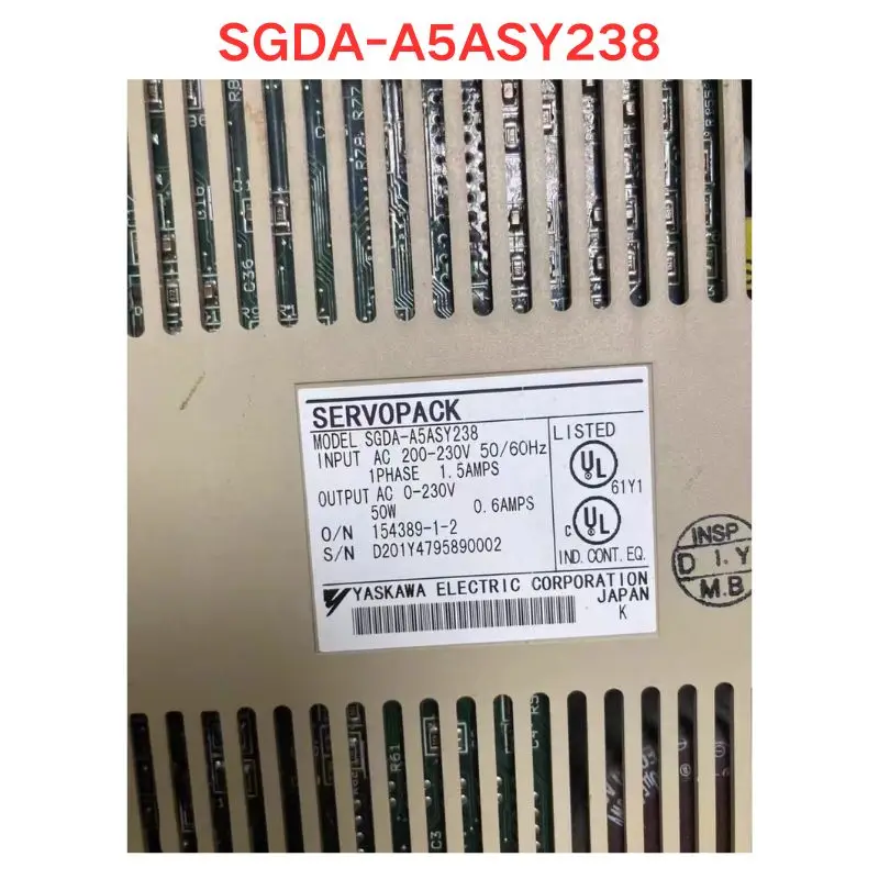 Used OEM disassembled parts SGDA-A5ASY238 Servo driver Functional test OK