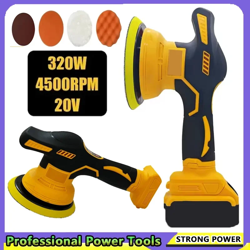 เครื่องขัดสีรถยนต์ไร้สายดิจิตอล 8 ระดับความเร็ว ยี่ห้อ Fit Dewalt ใช้กับแบตเตอรี่ 20V สำหรับขัดเคลือบสีรถยนต์