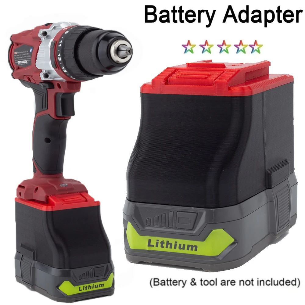 

Battery Converter Adapter For Roybi One+ 18V Lithium Adaptor To for Ozito 18V Cordless Tools Accessories(NO Battery )