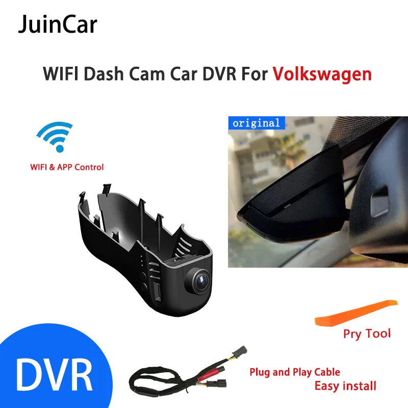 1K 2K 4K Plug And Play Full HD Wifi Dash Cam Car Camera Recorder For Volkswagen Touareg Toureg Tuareg FL NF 7P R Edition X R50