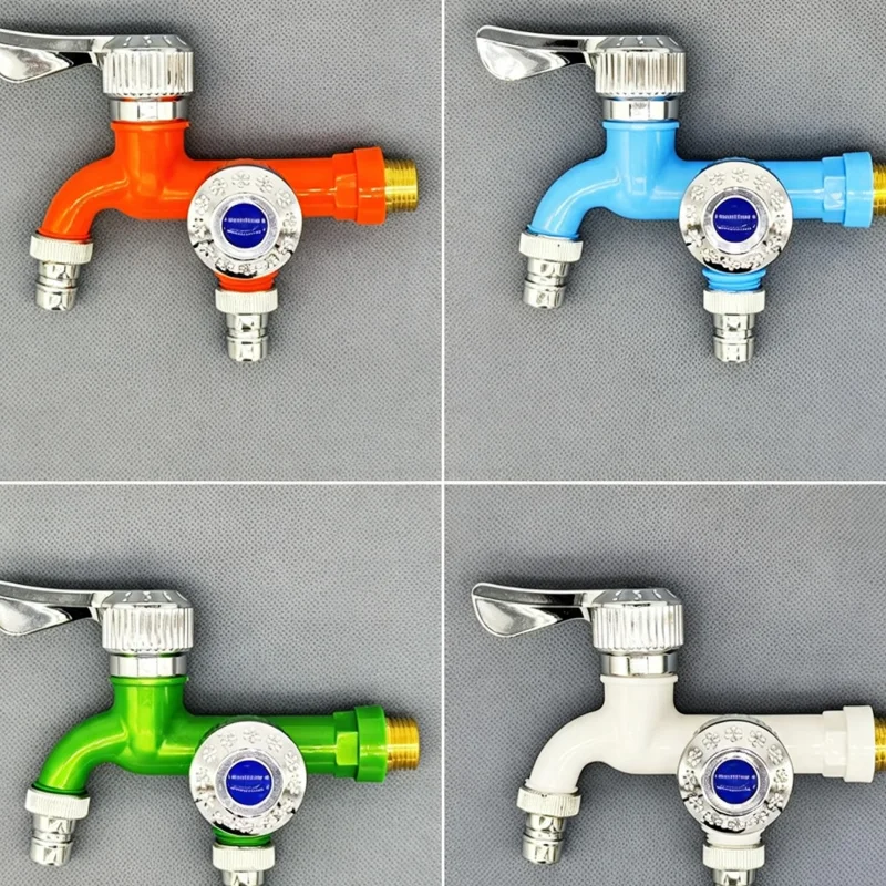 Commercial Kitchen Grease Trap - Multifunctional Splash‑Proof Plastic Faucet, Dual‑Control Kitchen