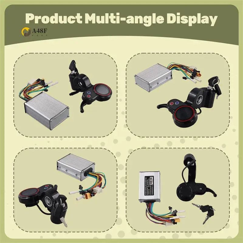 

A48F-запчасти для электрического скутера, ЖК-дисплей для Hitway H5, дисплей для электрического скутера с запирающим прибором, аксессуары для приборной панели