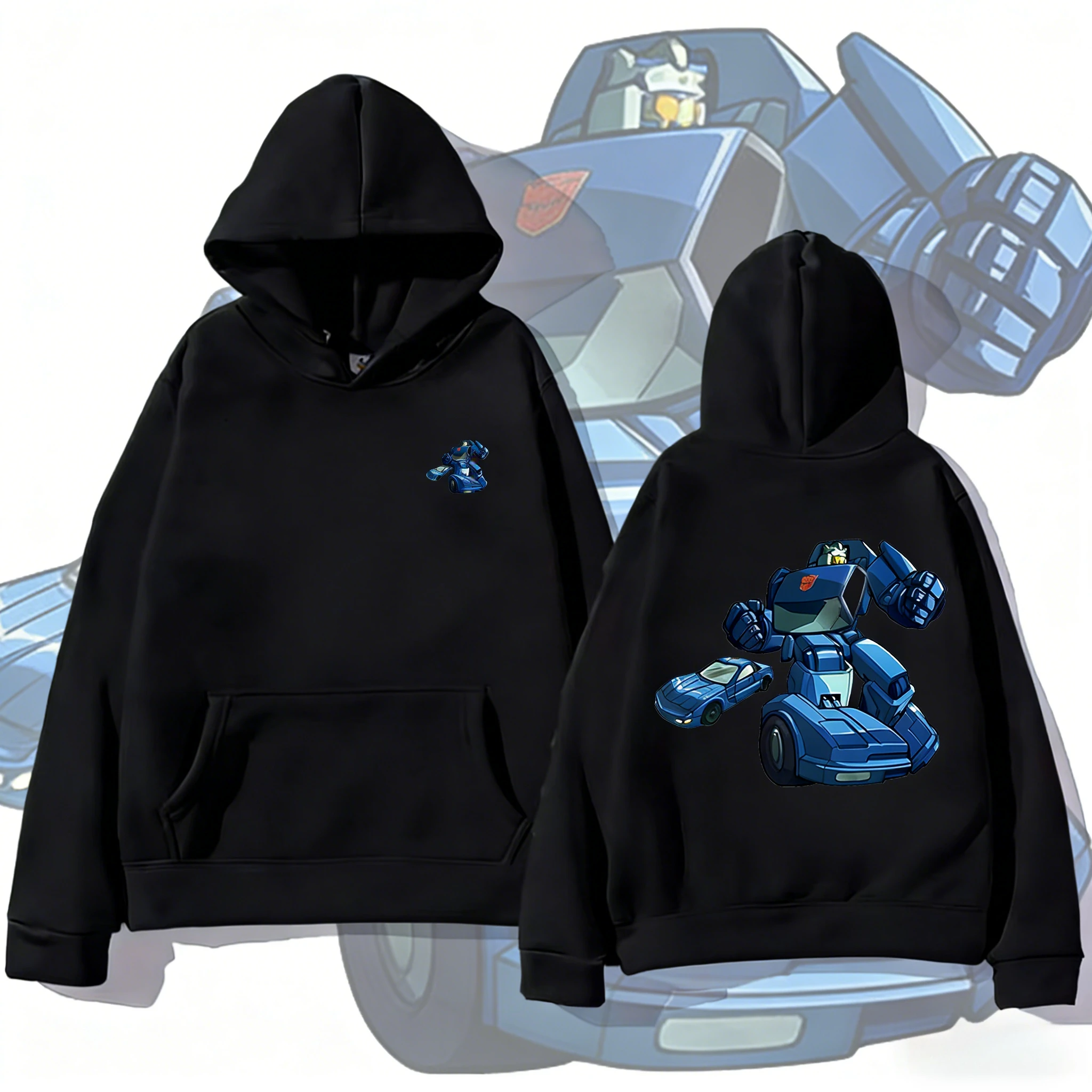 

Трансформеры 2025-26, осенне-зимняя детская толстовка с капюшоном унисекс с графическим принтом из 100% хлопка Hasbro, повседневная дышащая Y2k.