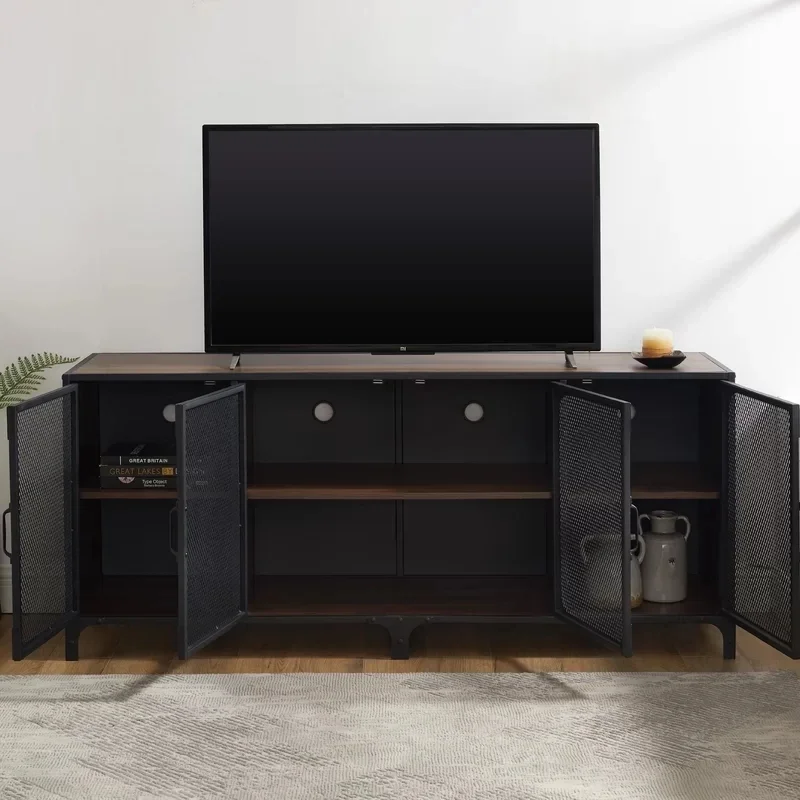 

TV Cabinet Living Room Industrial Style Locker Retro Iron Art Storage Cabinet