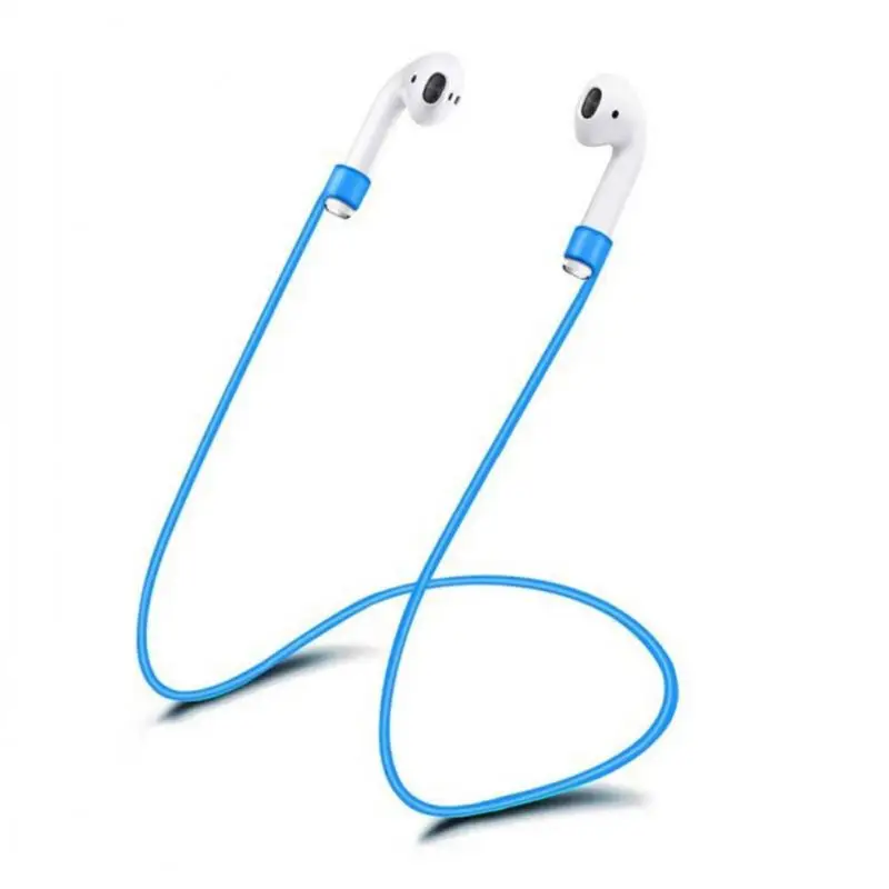 Anti-Lost Silicone Earphone Rope Cable For Apple AirPods Wireless Bluetooth Headphone Neck Strap Cord String Earphone Accessorie