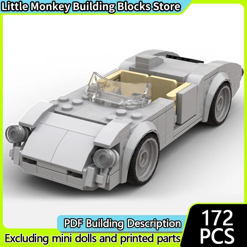 

Speed Racing Car Model MOC Building Bricks Spyder Convertible Car Modular Technology Children Holiday Gifts Assemble Toys Suit