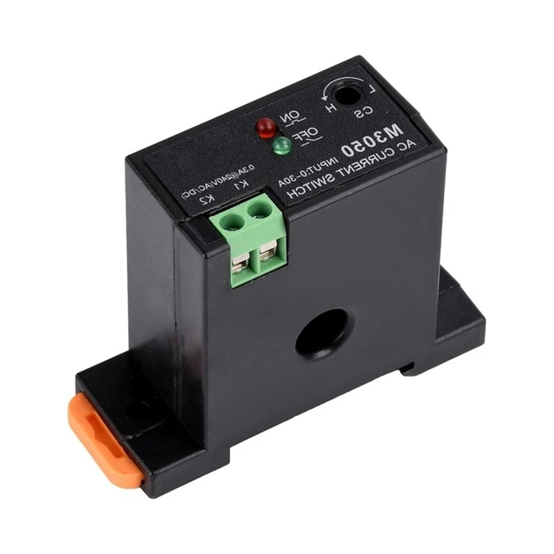 T24C Current Sensing Switch AC Current Sensing Switch 0.2A-30A Induction Relay For Overcurrent Protection Monitoring M3050