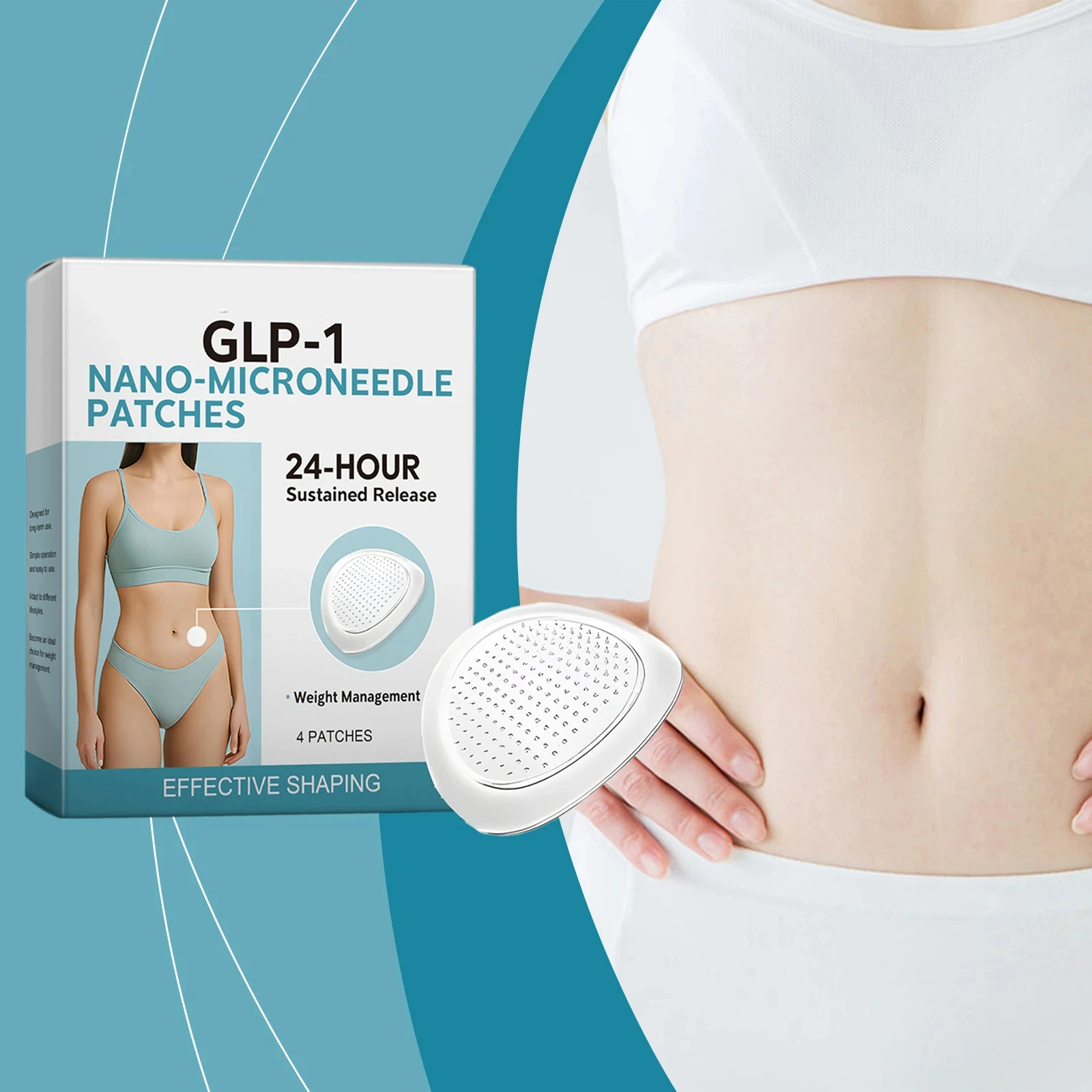 Nano‑Microneedle Body Care Patches Gentle Skin‑Friendly Comfortable Portable Daily Skin Nourishing Body Patches