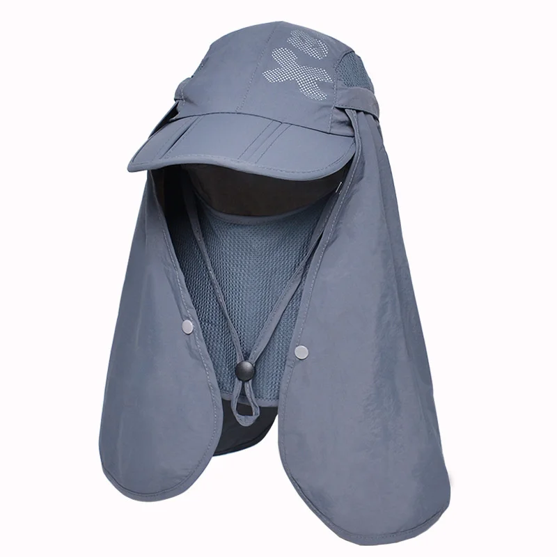 Foldable Quick Drying Baseball Caps Waterproof 360° Visor Hat UV Protection Outdoor Hunting Fishing Cap Men Women Shawl Sun Hats