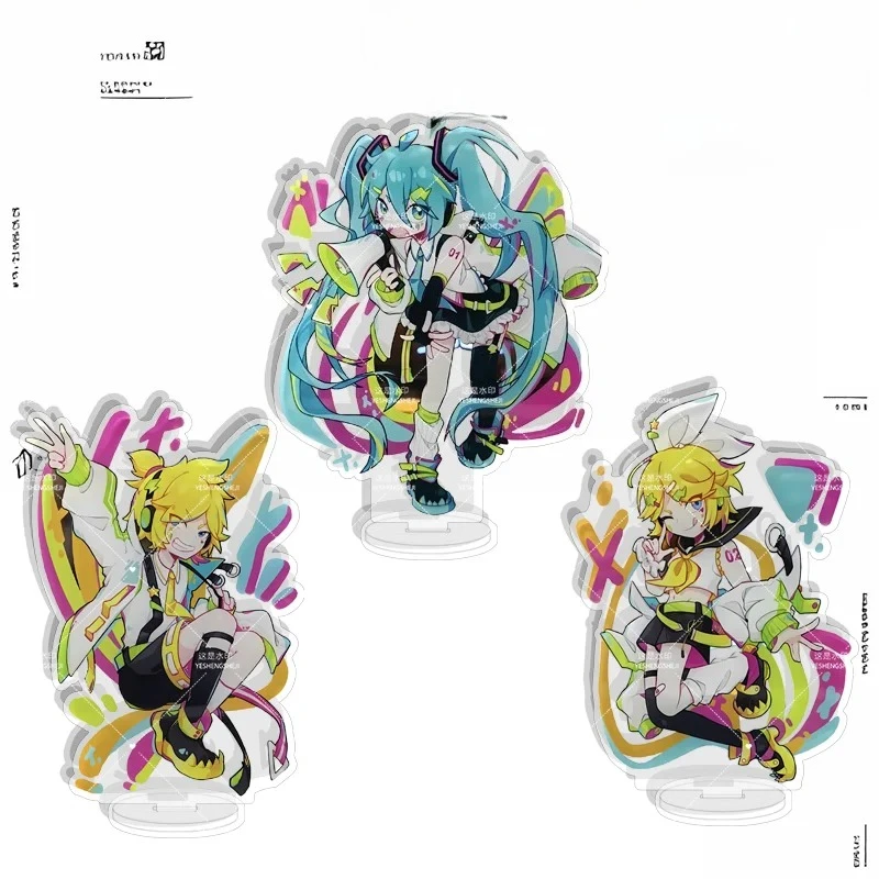 

Piapro Characters Acrylic Stand Figure Kagamine Rin/Len Anime Peripheral Originality Delicate Room Ornament New