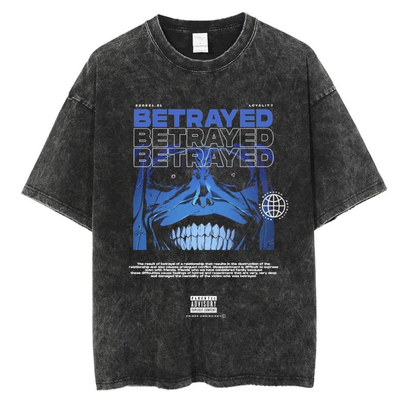 New Anime Single Leveling with Printed Pattern Fashion Pure 100% Cotton Short Sleeve Casual  Hip Hop T-Shirt for Men and Women