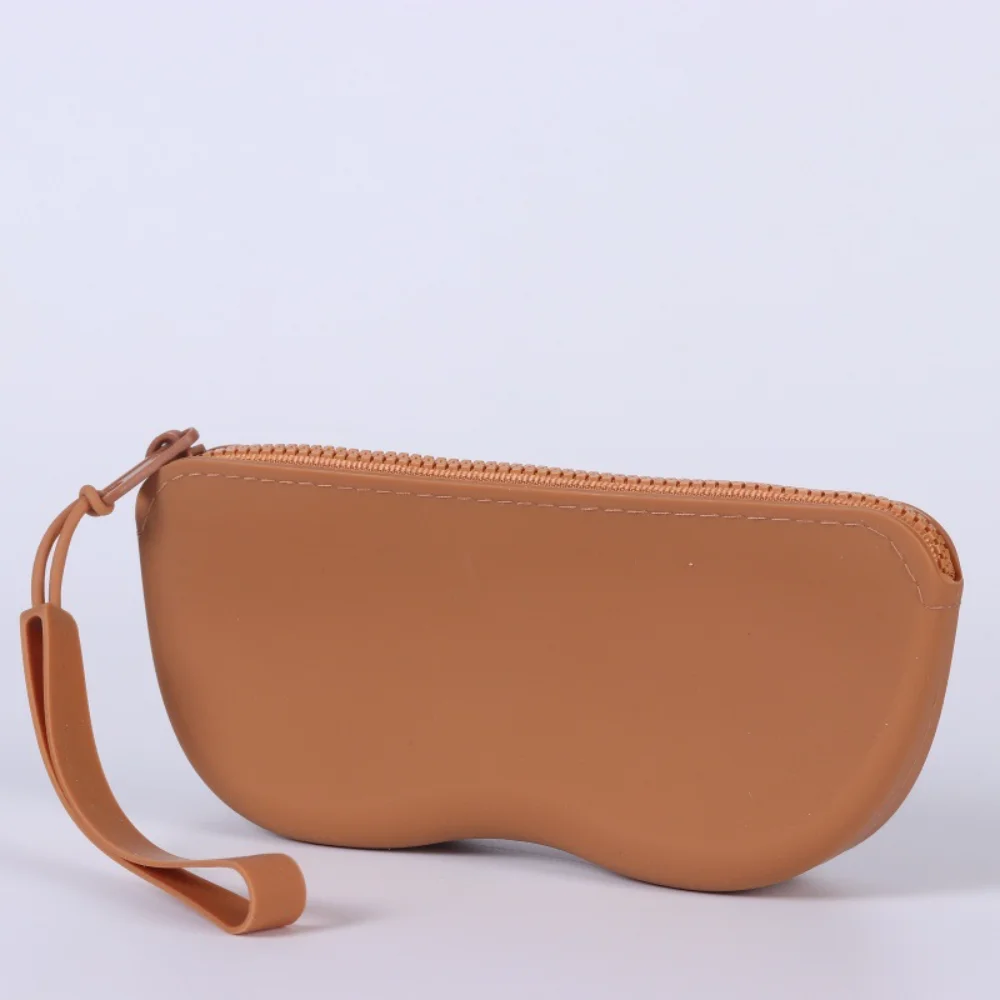 Soft Silicone Zipper Glasses Bag Sunglasses Storage Waterproof Case Women Color Dustproof Eyeglasses Eyewear Holder