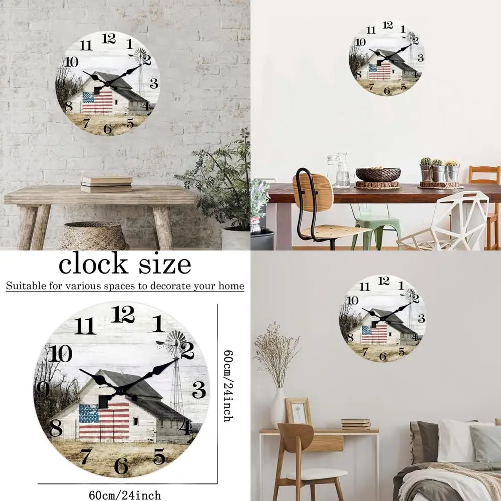 Farmhouse Wall Cloc…