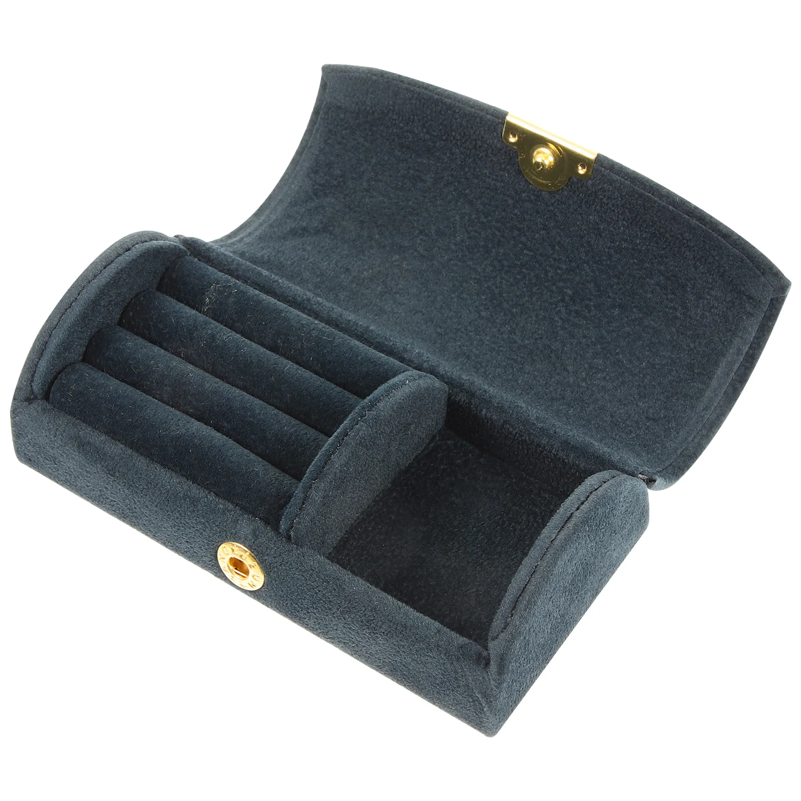 

Soft Jewelry Box Organizer Storage Case Elegant Color Arch Design Travel Lightweight Bracelets Earrings Container Decorative