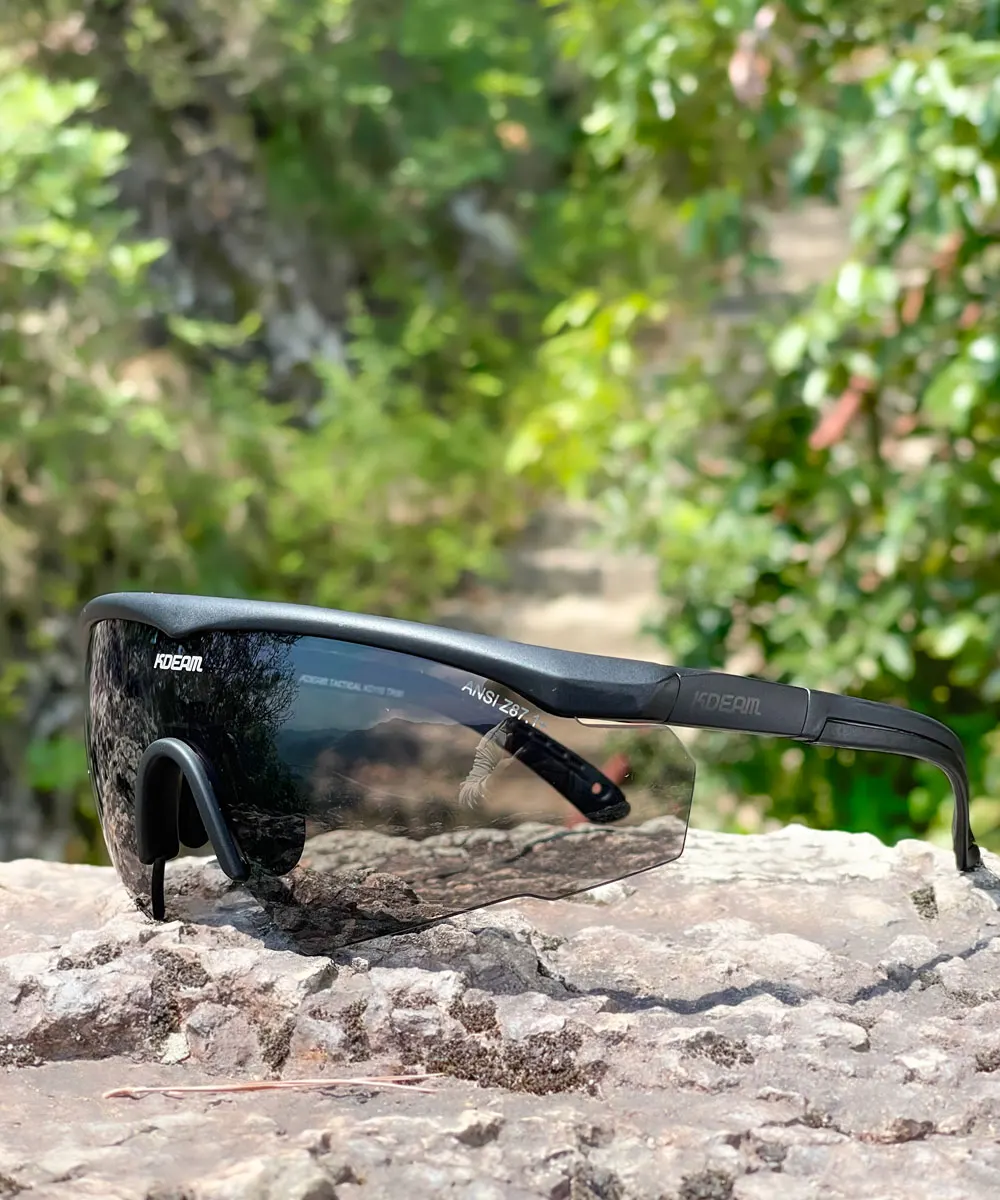 KDEAM Taktische Schutzbrille 3-Linsen-Set, winddicht, CS-Schießen, kugelsichere Militär-Sonnenbrille, Motorrad-Nachtfahrbrille – Detail 10