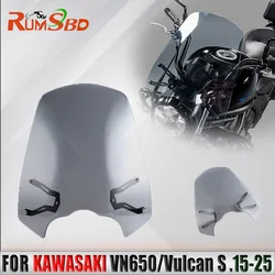 Windscreen Motorcycle Windshield Deflector with Mounting Bracket For Kawasaki Vulcan S 6502015-2020 2021 2022 2023 2024 2025