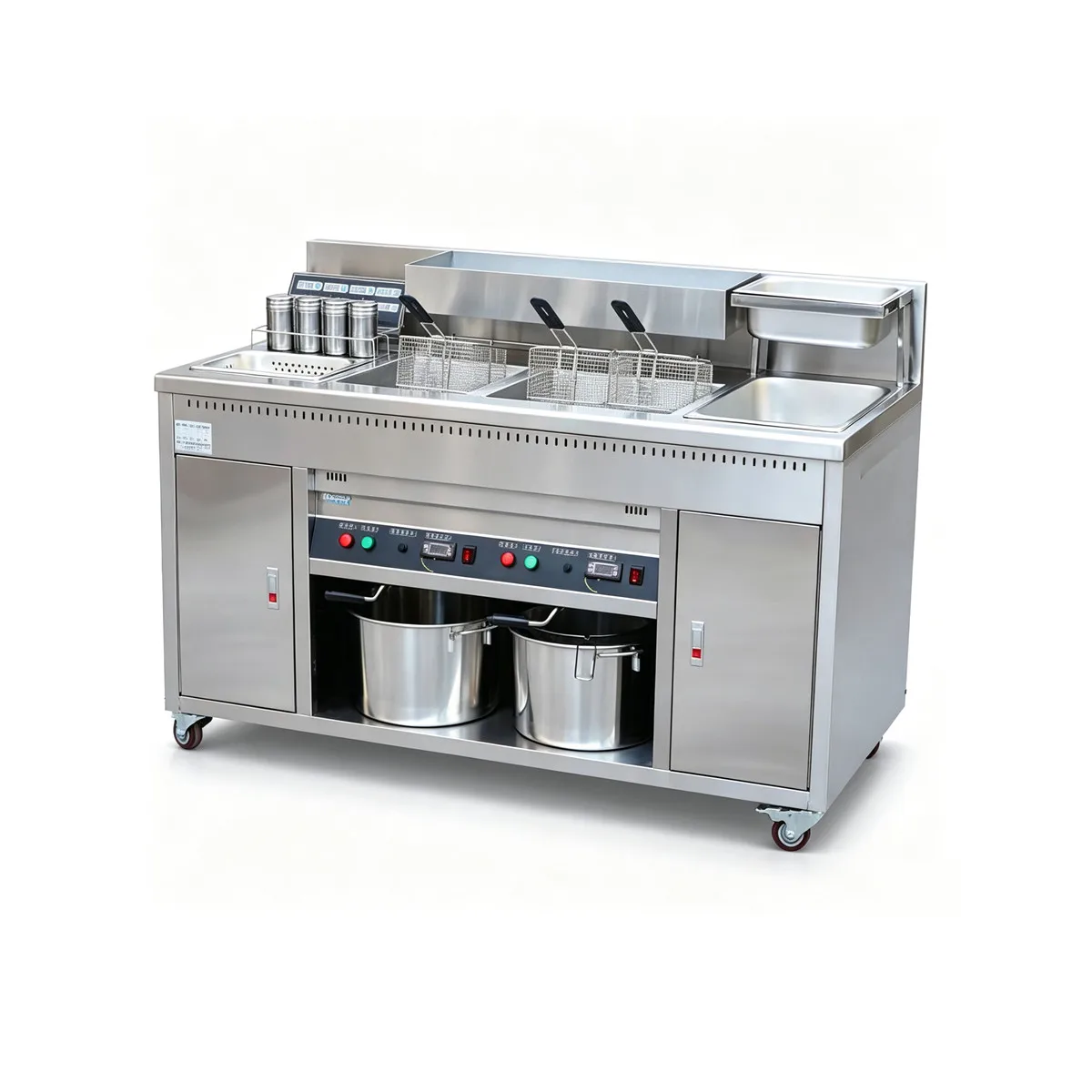 CX commercial air fryer, vertical fryer, double-cylinder chicken fryer, stainless steel electric fryer