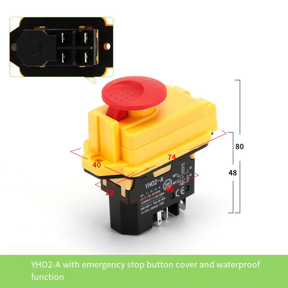 Push Button Control Safety Push Button IP54 Protection Rating Easy Installation Push Button Power Supply Equipment