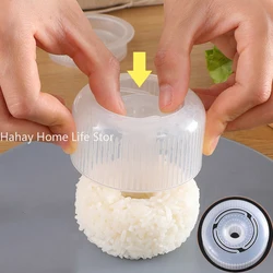 Rice Ball Mold Donut Round Non-Stick Sushi Maker DIY Easy Rice Ball Press Mold tools Children's Bento Set Kitchen Accessory