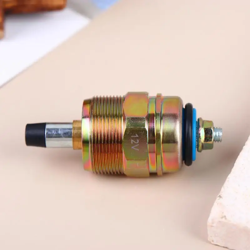 Diesel Engine 12V Injection Fuel Shut Off Solenoid Valve for 0330001015 0330001016 Quick Power Off Module