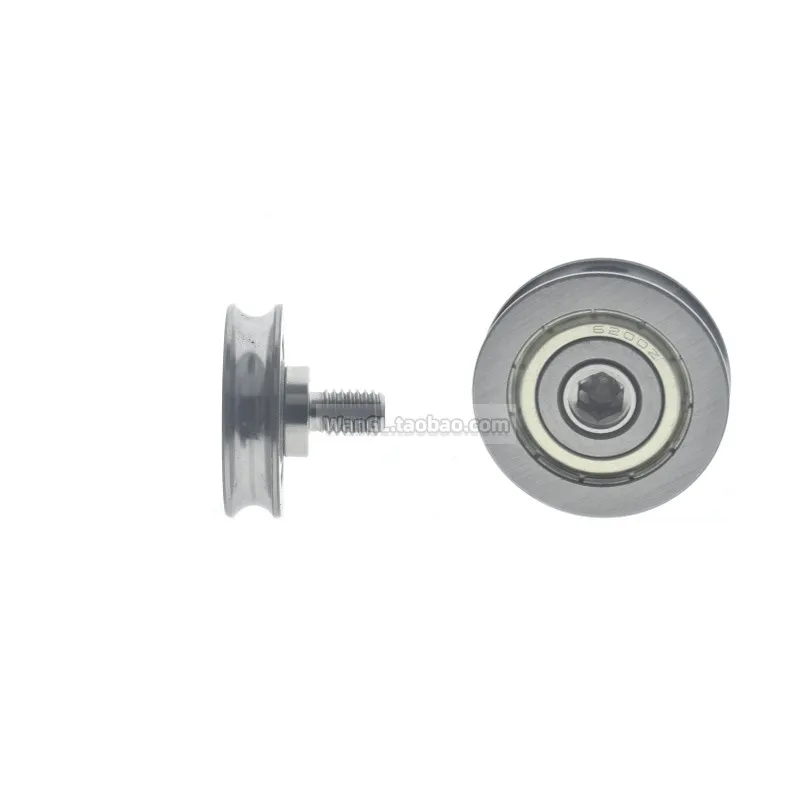 4Pcs 8 * 35 * 9mm U-Shaped Bearing Steel Material Bearing Inner Hole 8/10 Wire Rope Bearing Roller