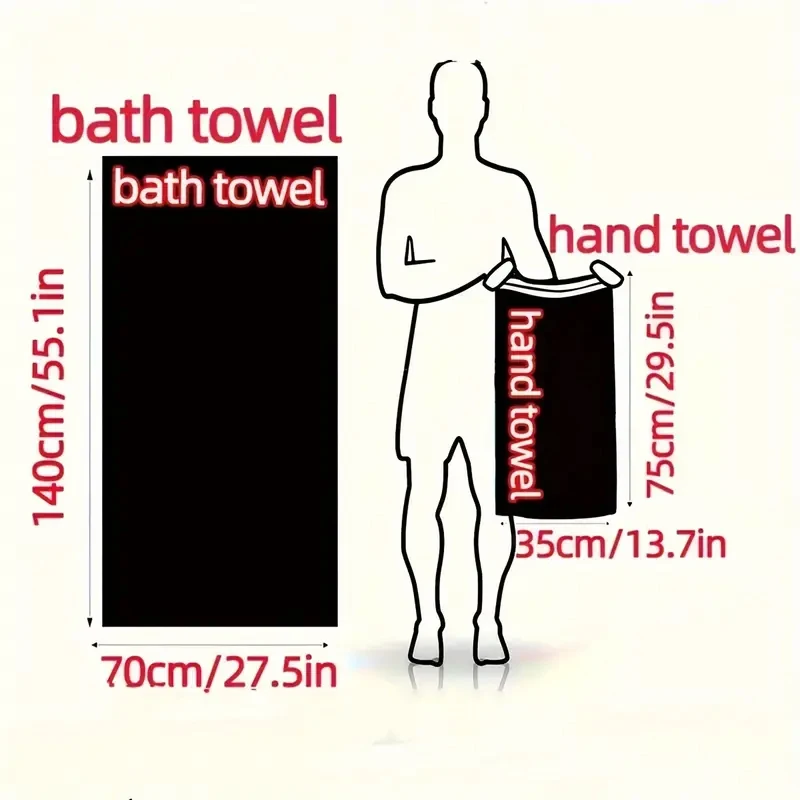 6-Piece Coral Fleece Bath Towel & Washcloth Set 2