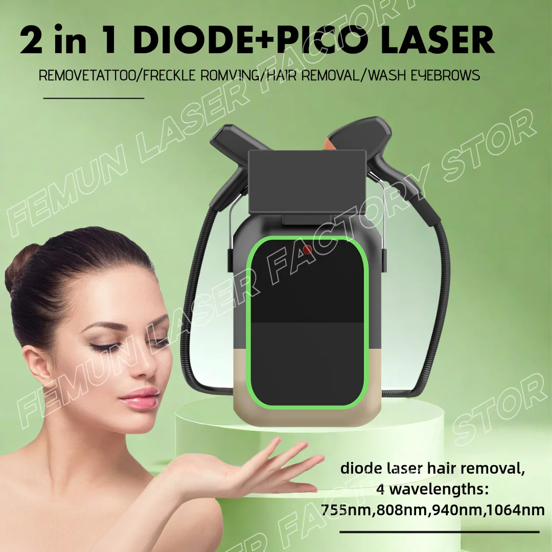 

Профессиональный диодный лазер 2 в 1, 4000 Вт, устройство для удаления волос, 4 длины волны, 755/808/940/1064 нм, оборудование для салонов красоты для удаления волос