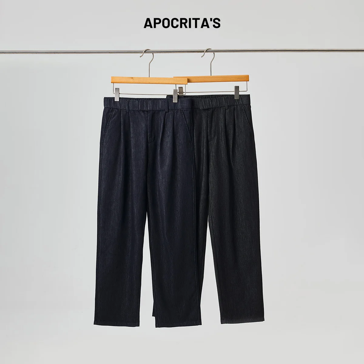 

Washed American Style Men's High Street Straight Leg Jeans Spring Season Versatile Loose Fit Slimming Long Pants