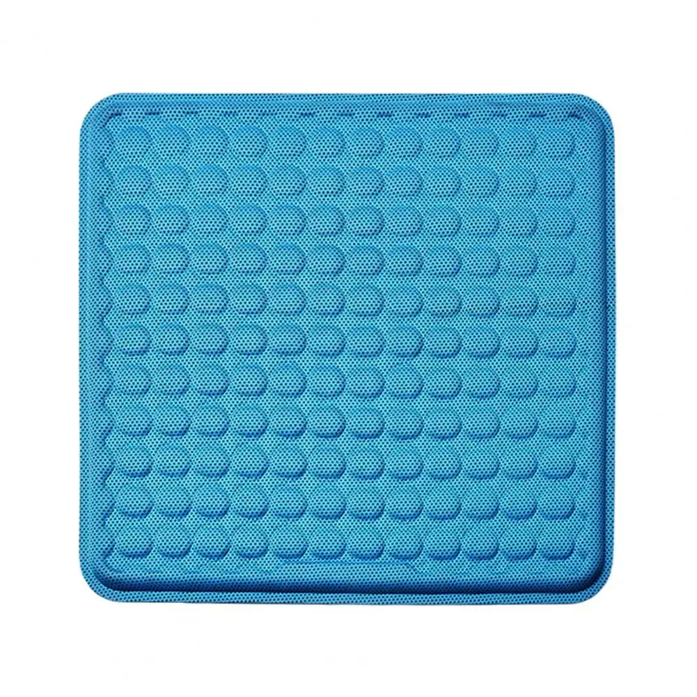 1pcs Car 3D Gel Cooling For Seat Cushion 38X38CM Cool Breathable Suitable Home Office Chair Interior Seat Covers Car Parts