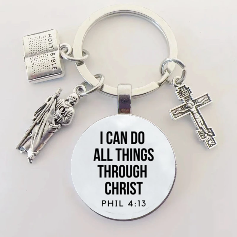 الكتاب المقدس الآيات مفتاح سلسلة الإيمان مفتاح سلسلة الكتاب المقدس يقتبس مجوهرات المسيحية أصدقاء النساء الرجال هدايا ملهمة