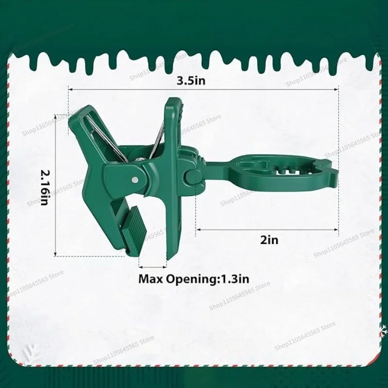 For Outdoor Waterproof Light String Fixing Clip, Eaves Plastic Buckle, Holiday Decoration Color Light Hook