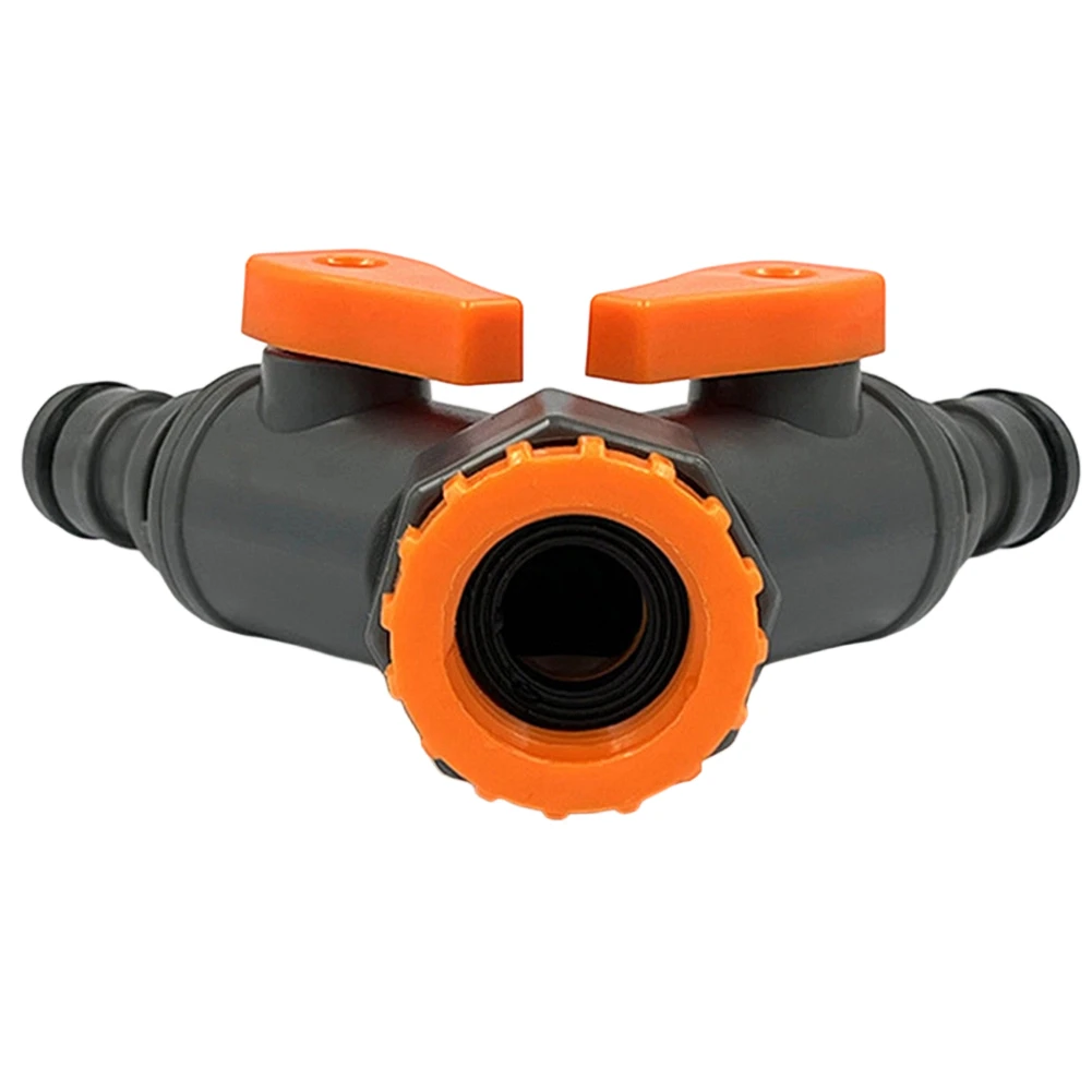 Garden Tap Adapter Y-Type Ball Valve For DIY Irrigation Projects Tool-Free Installation For Standard Water Taps