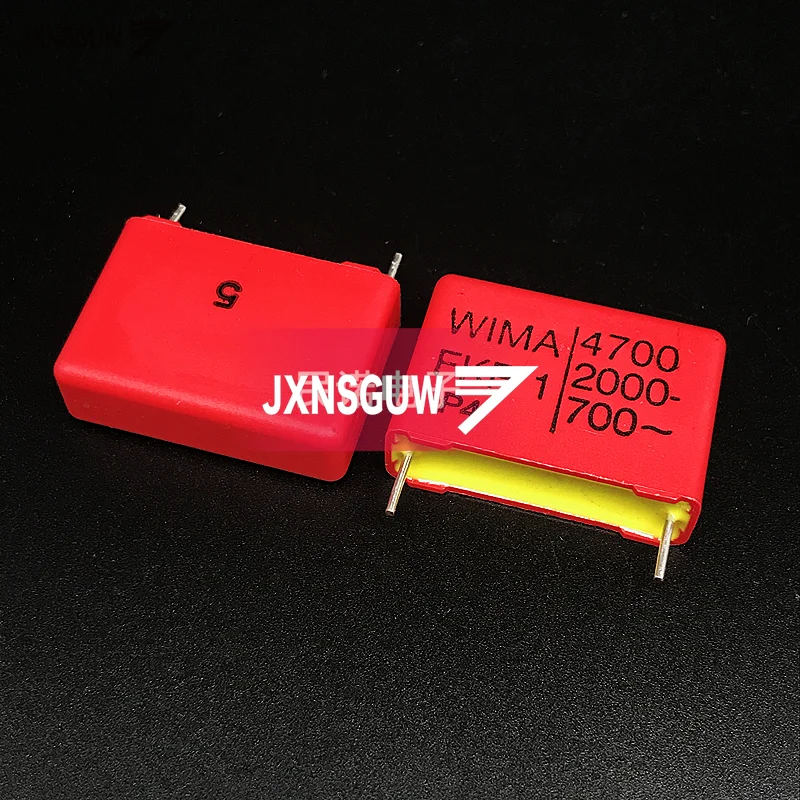 25PCS WIMA FKP1 4700PF/2000V P22.5MM Film capacitor 472/2000V 4.7NF Electrolytic Capacitor 4n7 4700PF 2KV 0.0047UF 472 Red