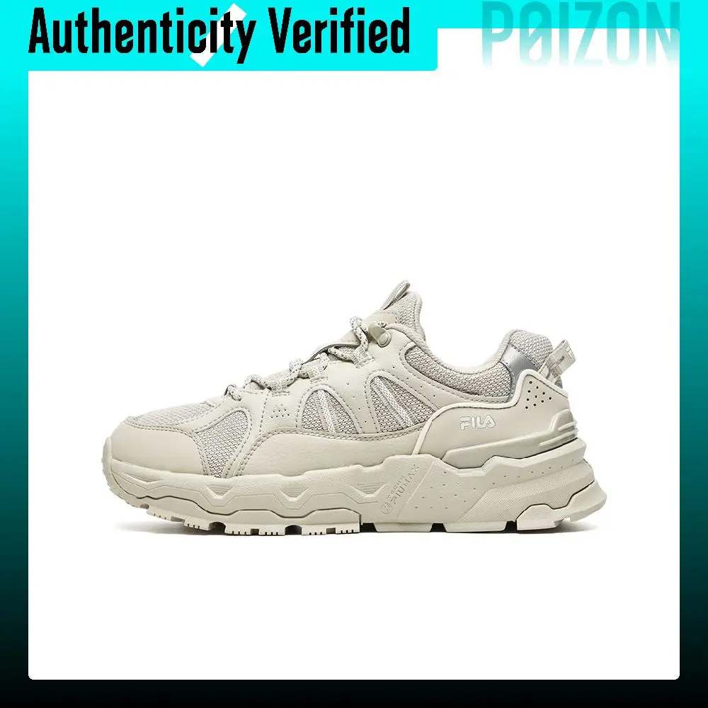 FILA Trek 1S Mesh, Textile, Synthetic Leather, Leather Comfortable Abrasion Resistant Low top Casual Shoes Women's F12W242119FPS