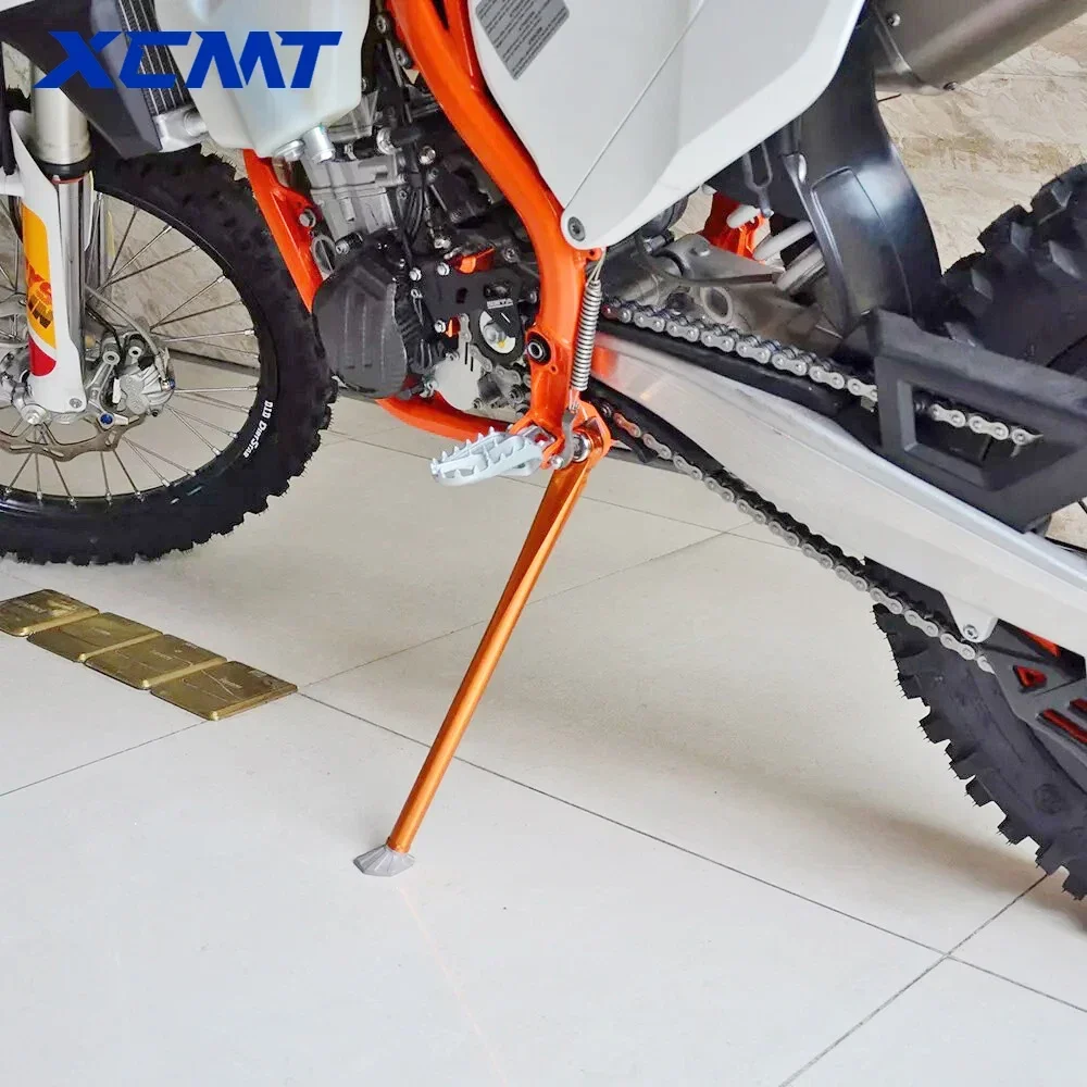 For KTM EXC 300 EXC 450 EXCF 350 XC XCF XCW TPI Six Days 2008-2023 Kickstand Side Stand+Spring Kit For Husqvarna TE 300 GasGas