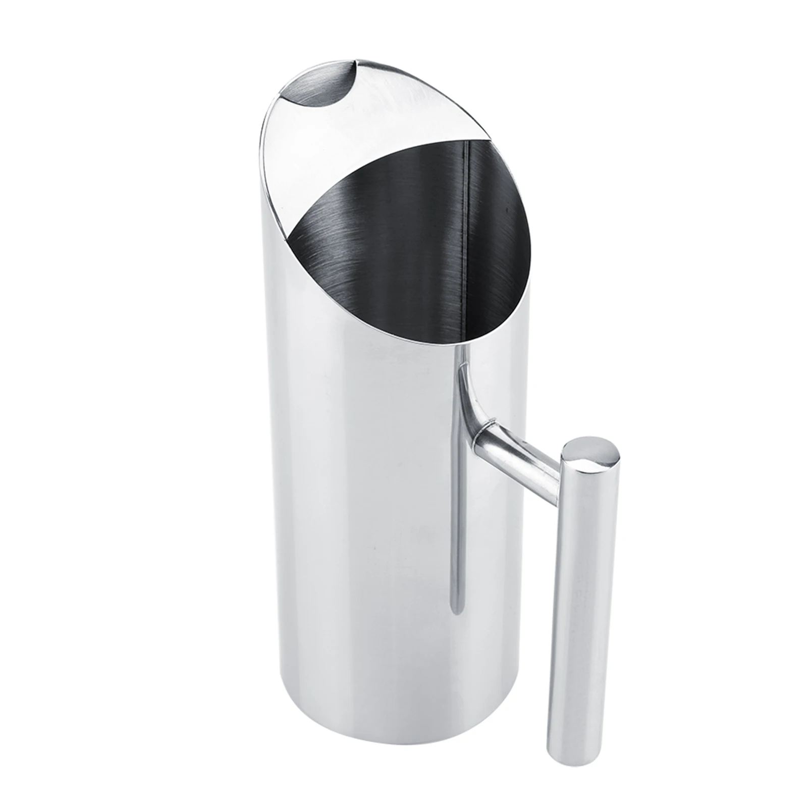 Jarra de agua fría de acero inoxidable con protector de hielo, jarra para beber en frío, herramienta de servicio para Hotel y hogar, 1L, 1,5 l, 2L