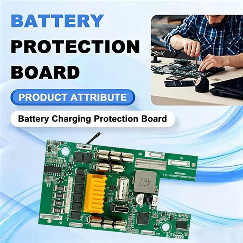Well Made-USB Output& 2-Way Type-C Fast Charging BMS Protection Board For Makita BL1850 Power Tool Battery Power Bank