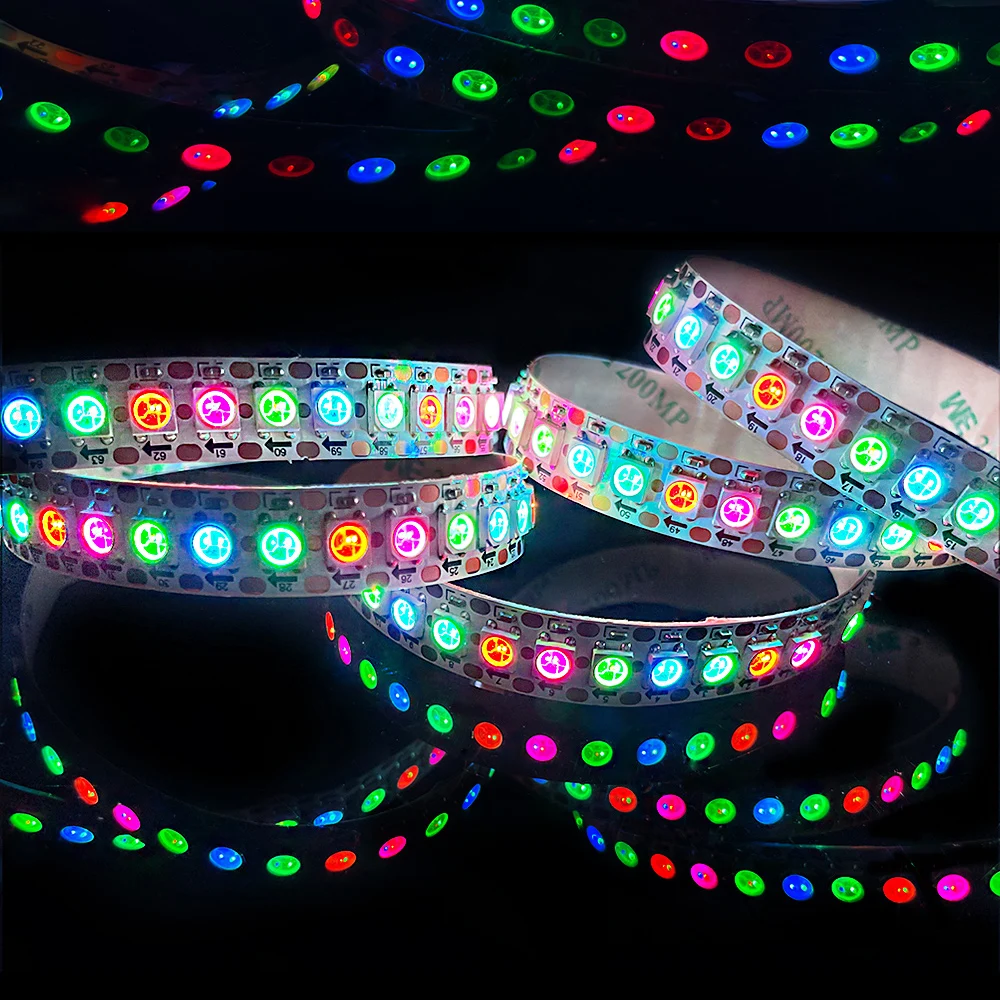 

DHL Free Shipping 5mX20pcs/lot DC5V Home Decor WS2812B 5050 30/60/144leds/m Individually Addressable Smart Led Pixel Strip Light