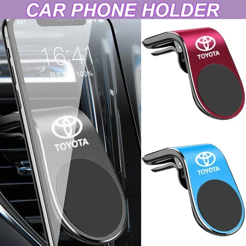 Magnetic Car Mobile Phone Holder Air Outlet Cellphone Support for Toyota Camry Alphard Corolla Avanza Yaris Celica Rav4 Calya