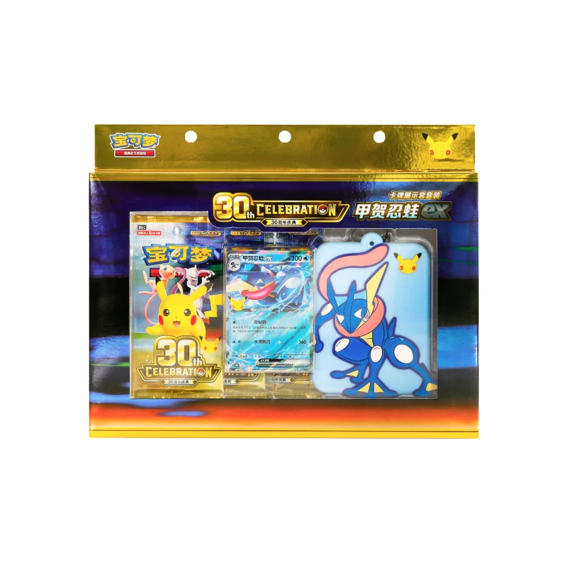 Pokemon 30th Anniversary Celebration Gift Box Luxury Card Set Espeon Umbreon Display Collection Original Chinese PTCG Cards