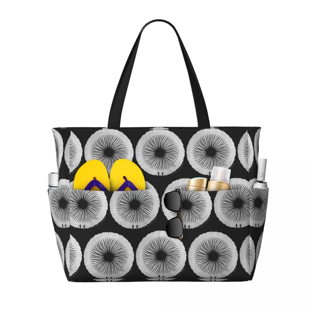 

Movie Dune Sandworm Beach Tote Bag Sport Gym Yoga Duffle Large Tote Bag Women Travel Bag Fitness bag