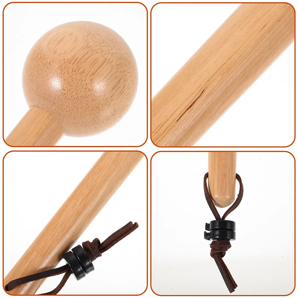 2Pcs Baseball Glove Mallet Wooden Hammer for Shaping Breaking in Gloves Smooth Surface Rounded Tip Non-Slip Handle Portable Mitt