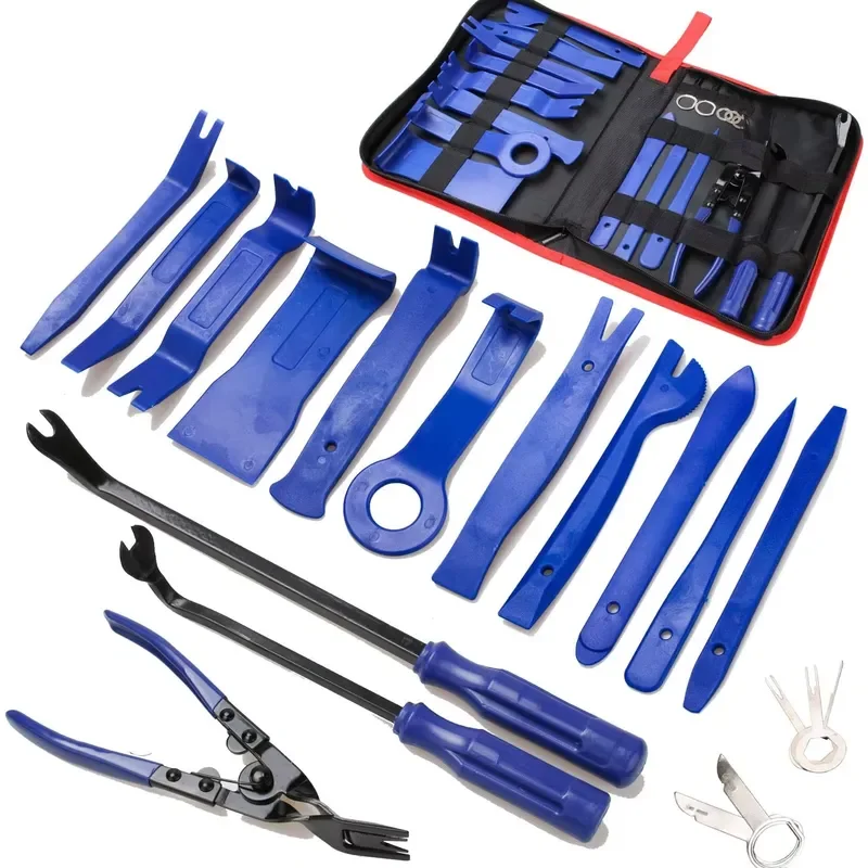 Auto Dashboard Plastic Interior Car Puller Door Panel Pry Clip Plier Trim Radio Removal Tool Kit Set for all vehicles