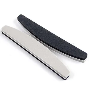 Set von 5 Schwammnagelschleifpapier, Grau/Schwarz, für Emaille, Gel, Schleifen, Manikürewerkzeuge, 180/240 8 Hauptschwammverkäufe Lima 240 - №1